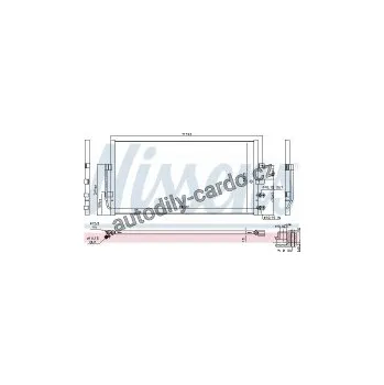 Chladič motoru Chladič klimatizace NISSENS 940602