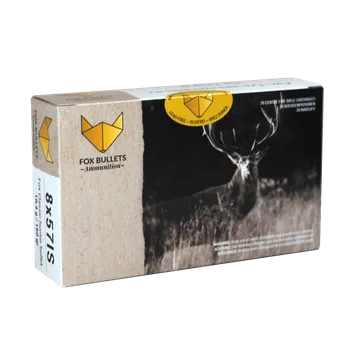 Příslušenství pro sportovní střelbu Lovecké náboje FOX Classic Hunter 8x57 JS 10,4g / 160gr