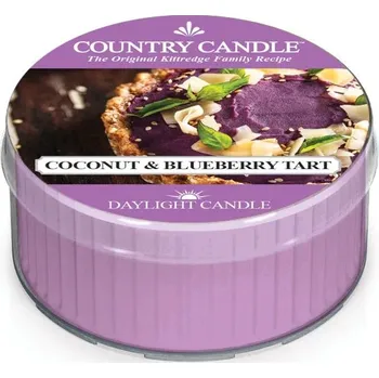 Svíčka Country Candle Vonná Svíčka Coconut & Blueberry Tart, 35 g