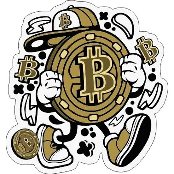 samolepka Btc doodle samolepka | Jpdesign.cz