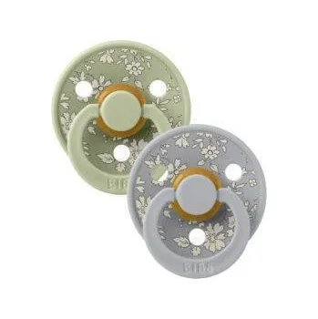 dudlíky Bibs dudlíky kaučuk Colour 2 ks 0-6 měsíců Liberty Cloud-sage