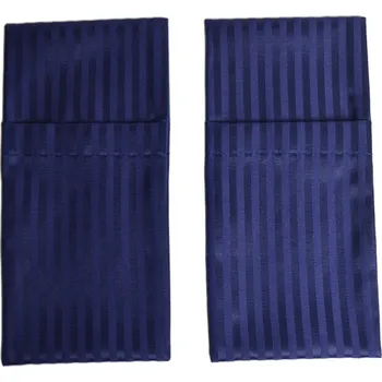 Kravata HEDVA ČESKÝ BROKÁT Kapsa na příbory Odaska set 2 ks PROUŽEK modrá