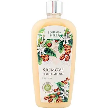 Mýdlo Bohemia Gifts Krémové tekuté mýdlo 300 ml s kofeinem