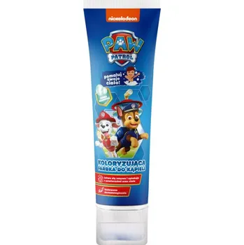 Koupelová pěna Nickelodeon Paw Patrol Coloring Bath Paint pěna do koupele pro děti Blue Bubble Gum 150 ml