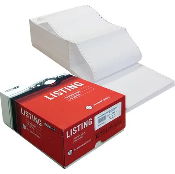 Tabelační papír Papír tabelační 210 x 12" 1+0 bez PP - 3000 listů