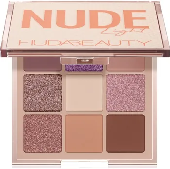 Přípravek na oči Huda Beauty Nude Obsessions paletka očních stínů odstín Nude Light 34 g