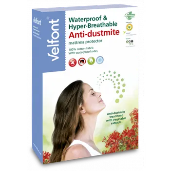 Chránič matrace Velfont Vital Acarsan matracových chránič s membránou i na bočnicích 200x200x30 bílá