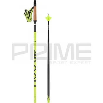 Běžkařská hole běžecké hole 4Kaad Code 6, yellow/black - 160cm 115831