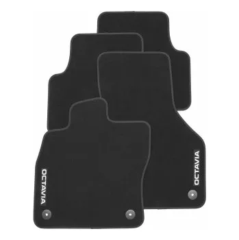 autokoberec Škoda Octavia IV.: Sada textilních koberců Standard (4ks) pro modely e-TEC