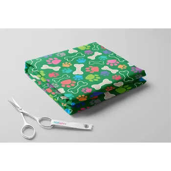 Fleece antipilling, Tlapky a kosti Barva: Zelená