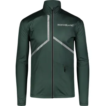 Pánská casual bunda Pánská sportovní bunda NORDBLANC REFLECTIVE NBSJM7899 TMAVĚ ZELENÁ XXL