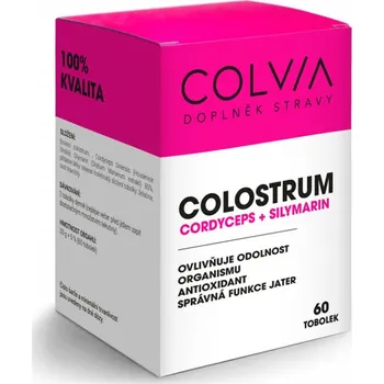 COLVIA Colostrum + Cordyceps + Silymarin, 60 ks