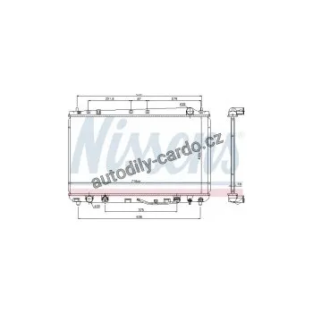 Chladič motoru Chladič motoru NISSENS 69478