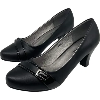 Dámské lodičky Minke Dámské černé lodičky 02 Barva: Černá, Velikost: 38