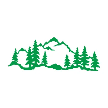 Samolepící dekorace Krajina hory 033 levá (12 - zelená) SAMOLEPKA NA AUTO, NÁLEPKA, FÓLIE, POLEP, TUNING, VLASTNÍ TEXT, TISK, AUTOSAMOLEPKY.cz, POLEPY, OBRÁZEK, LOGO, 3D STICKERS