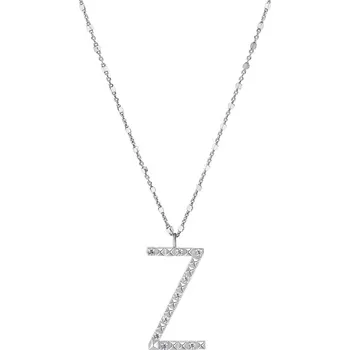 Náhrdelník Rosato Stříbrný náhrdelník s přívěskem Z Cubica RZCU26 (řetízek, přívěsek) + 2 měsíce na vrácení zboží