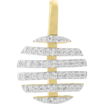 Přívěsek Zlatý přívěsek s diamanty ZP102682