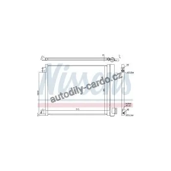 Motor automobilu Chladič klimatizace NISSENS 940624
