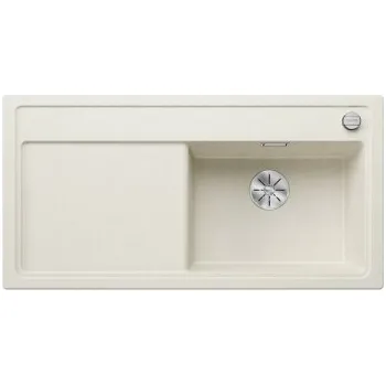 Granitový dřez Blanco ZENAR XL 6 S InFino Silgranit bílá soft dřez vpravo s excentru - 527189 + ZÁRUKA 3 ROKY ZDARMA