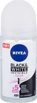 Nivea Invisible Black & White Clear roll-on antiperspirant 50 ml