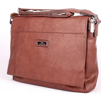 Hnědá velká pánská crossbody taška Charro na formát A4
