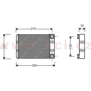 Výměník tepla topný radiátor [235*180*32]