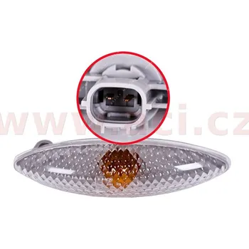 Směrový světlomet -03 boční blikač bílá sada L