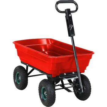 Zahradní vozík Miweba Dumper 75 l červený