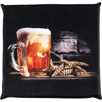 Zahradní úložný box Podsedák na židli s 3D efektem PIVO sada 4 ks