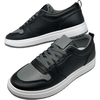 Pánské tenisky Camo Pánské černé šněrovací tenisky 05 Barva: Černá, Velikost: 43