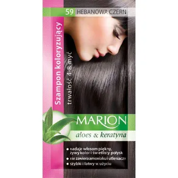Šampon Marion Shampoo barvení 4-8 mytí č. 59 ebenově černá 40 ml