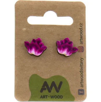 Náušnice art-wood.cz Náušnice - tulipán