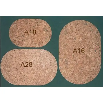 prostírání podl.korek 29x19 OVÁL