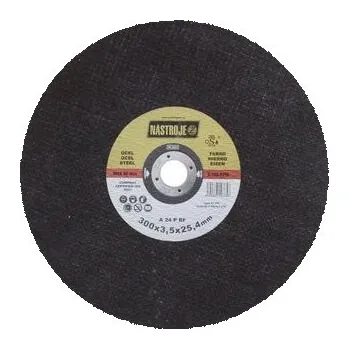 Řezný kotouč NÁSTROJE CZ Kotouč řezný 300x3,5x25,4 na ocel 25 ks v bal. - certifikát OSA - IM-1-300-3,5-25R