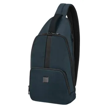 Samsonite Sacksquare sling taška M, Barva Blue 1090