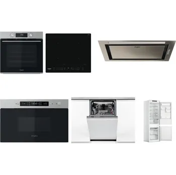Set domácích spotřebičů WHIRLPOOL OMK58CU1SX + WHIRLPOOL WL S7260 NE + WHIRLPOOL WCT3 64 FLB X + WHIRLPOOL MBNA910X + WHIRLPOOL WSIO 3O34 PFE X + WHIRLPOOL WHC18 T311