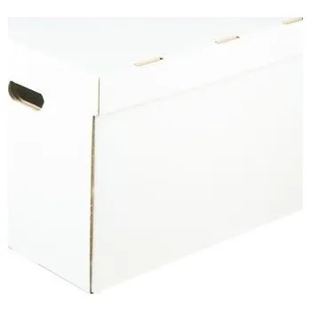 Archivační box Archivační krabice na pořadače s uchy 500x305x325 mm 3VVL B 400g/m2 bílá-bílá - paleta 700 ks