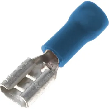 Elektrický konektor Konektor Faston 6,3 mm dutinka (5ks) modrý