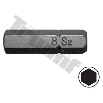 Bit Inbusový bit H7-30L-8mm stopka, materiál S2, vhodný pro sady 150,171,176 dílů