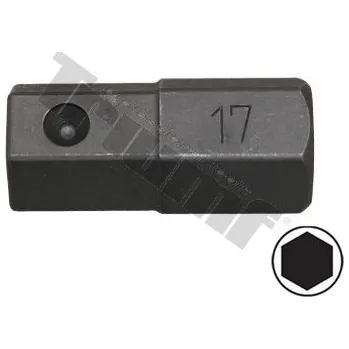 Bit Inbusový bit, stopka 16 mm, délka 40 mm - 17 mm