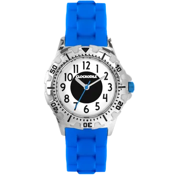 Hodinky CLOCKODILE Svítící modré sportovní chlapecké dětské hodinky SPORT 4.0 CWB0080 (číselník svítí ve tmě | luminiscence )