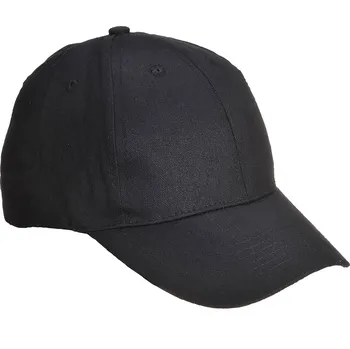 Čepice PORTWEST SIX PANEL B010 / Basebalová čepice - černá Univerzální