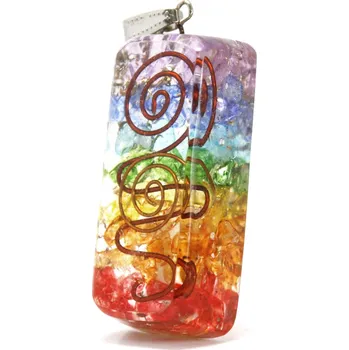 Přívěsek orgonitový - Čakrová duha