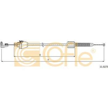 Plynové lanko KAGER Lanko plynu 19-3850