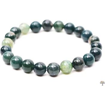 Náramek Magieprirody.cz Náramek Achát mechový - 8 mm kuličky #440 - z přírodních kamenů
