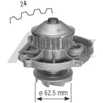 Vodní pumpa motoru AIRTEX Vodní čerpadlo, chlazení motoru 1616