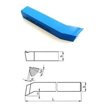 Příslušenstí k soustruhu Poldi Kladno Soustružnický nůž 40x40x200 rohový R DIN4965 - PK3534-40X40