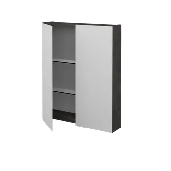 Koupelnový nábytek Dřevojas Dvoudveřová galerka PREMIUM GA2E 60 - D16 Beton tmavý