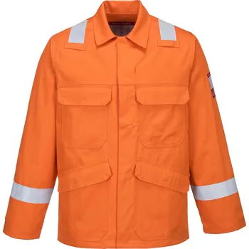 PORTWEST BIZLAME PLUS FR25 / Nehořlavá reflexní blůza, antistatická - oranžová XXL