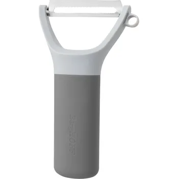 Kuchyňská škrabka Škrabka na ovoce a zeleninu LEO šedá